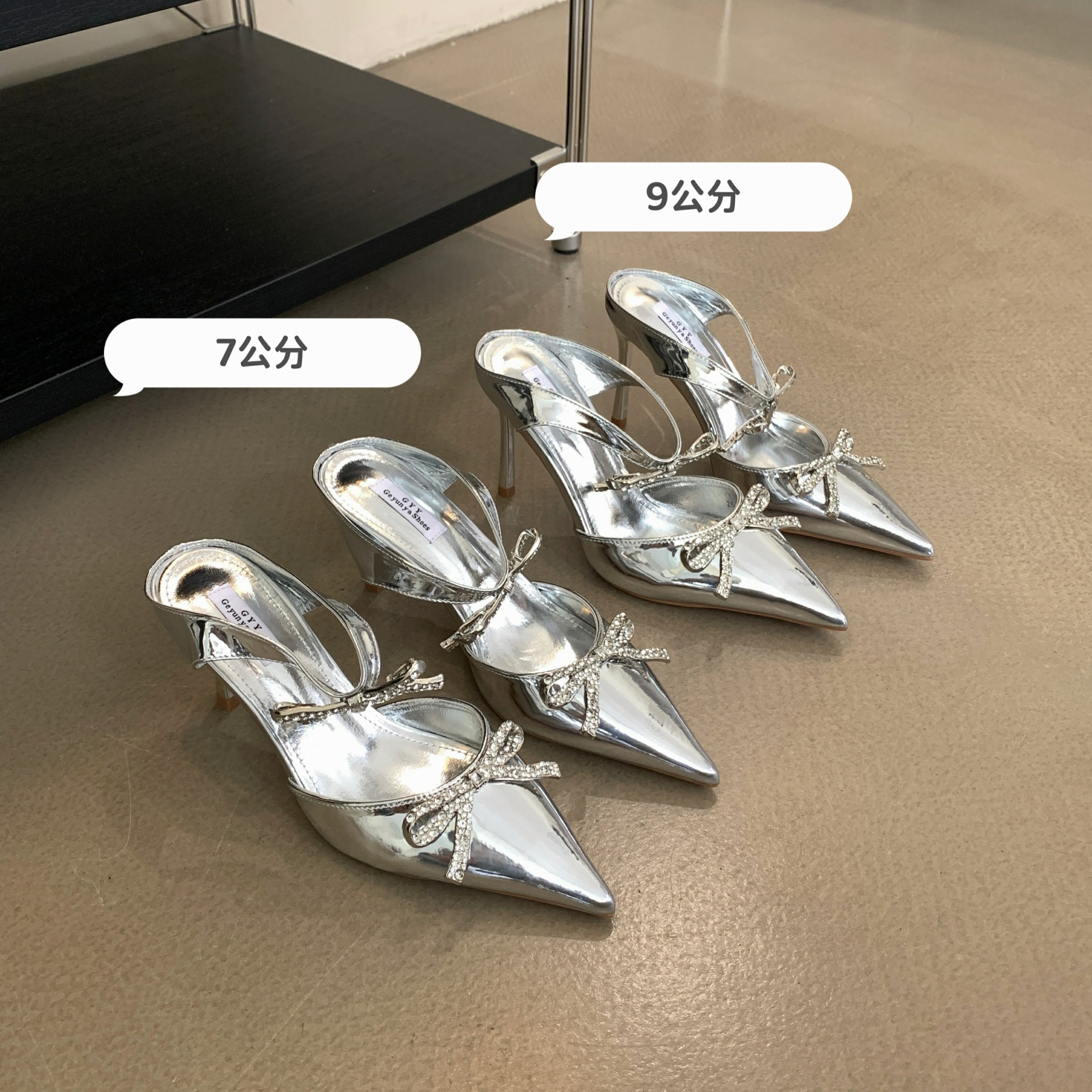 Summer New Bow Rhinestone Sandals 35-40 - Image 4