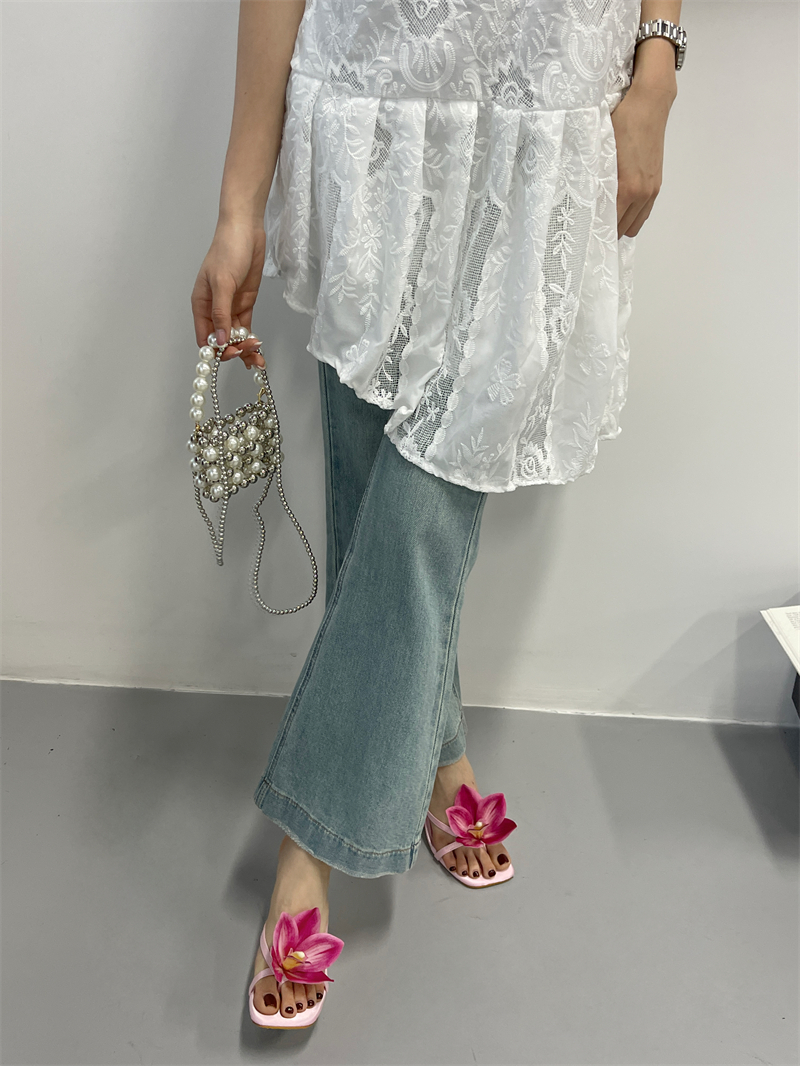 2025 Summer New High Heel Sandals Toe Clip Women’s High Heels