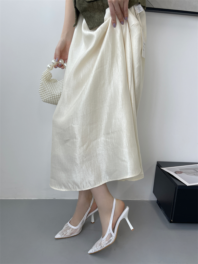 2025 Women's Lace Hollow Out Pointed Toe High Heel Sandals - Image 4