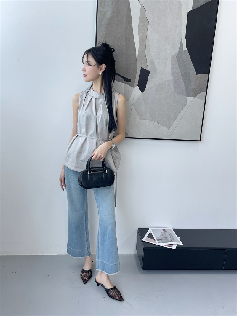 2025 New Fashion Pointed Toe Fishnet Breathable High Heel Slippers Sandals Women - Image 4