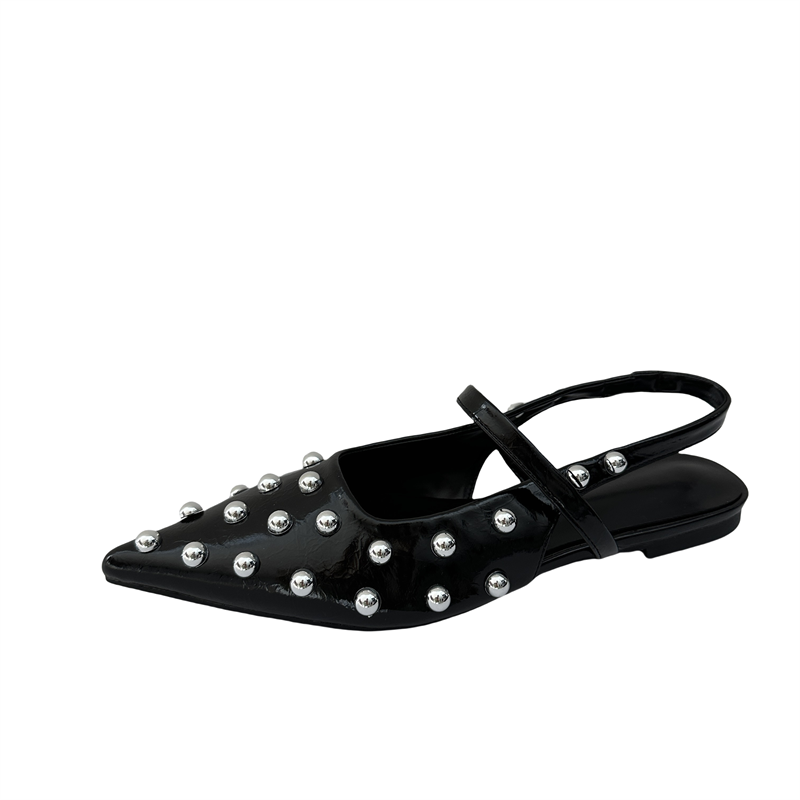 2025 Summer New Pointed Toe Half Slipper Back Strap Women's Sandals - Image 5
